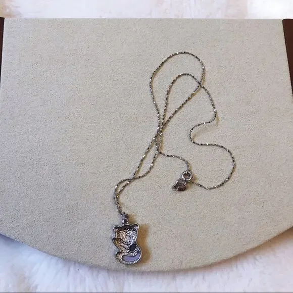 Sterling Silver Adorable Panda Necklace - Picture 7 of 8